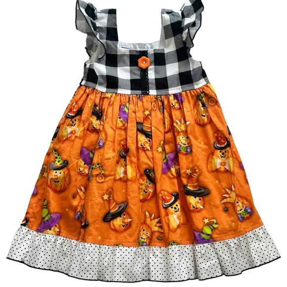 Girls Halloween Ruffle Dress Size 3 NWOT - Picture 1 of 6